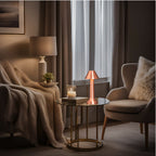 The Flair Store™ Mushroom Cap Metal Lamp, Best for Dinner Table, Coffee Table, Restaurant & Clubs Party